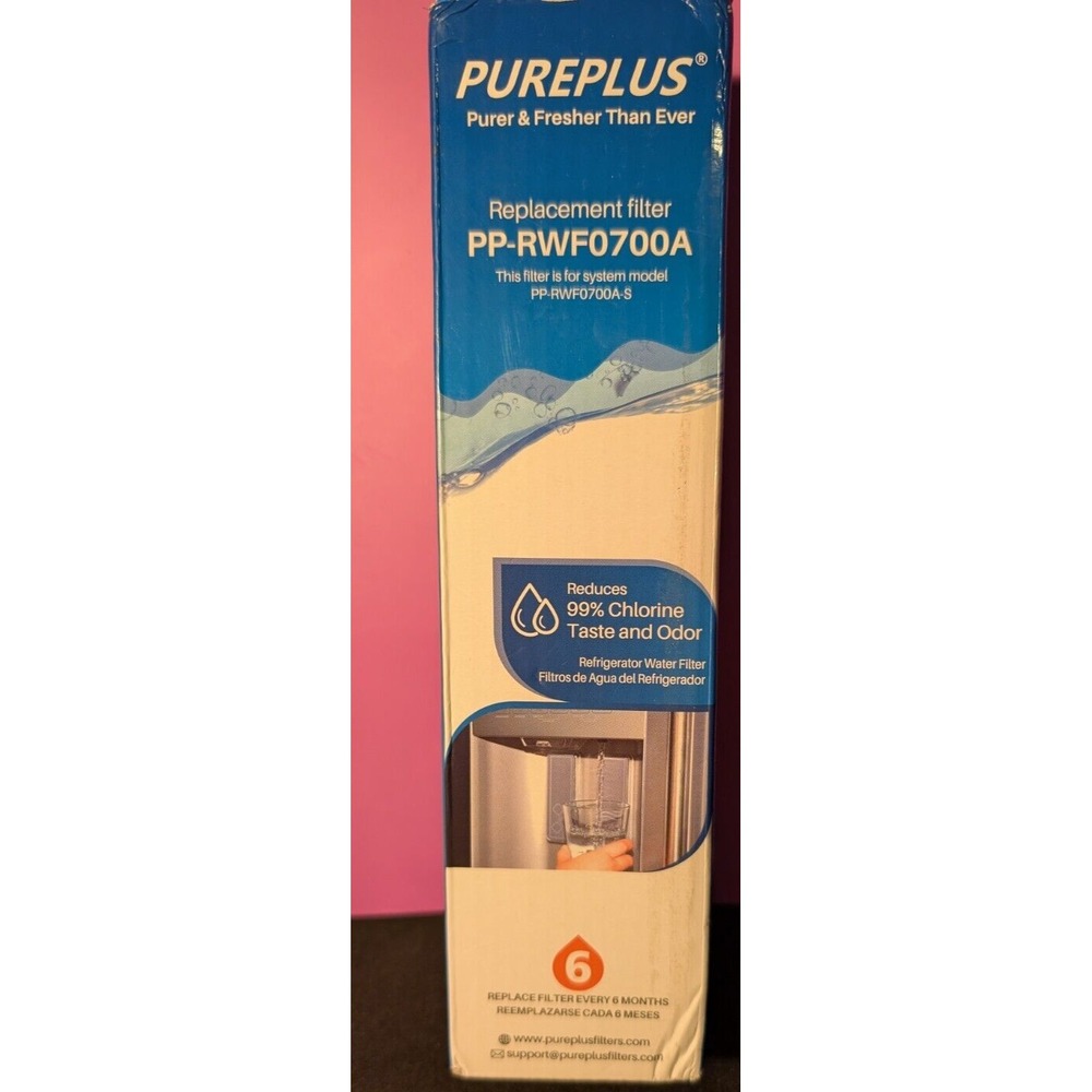 PurePlus PP-RWF0700A Replacement Water Filter BPA Free ISO 9001 & NSF Certified